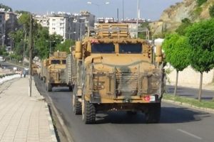 Sınıra 150 ara&ccedil;lık askeri sevkiyat