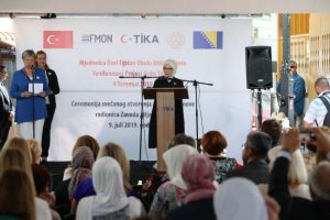 Emine Erdoğan, Mjedenica &Ouml;zel Eğitim ve Terbiye Kamu Kurumu'nun a&ccedil;ılışını yaptı