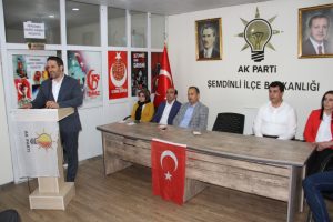 AK Parti Hakkari İl Başkanı G&uuml;r Şemdinli'de