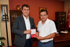 Binbaşı Bozkurt'tan Bursa Osmangazi Belediye Başkanı D&uuml;ndar'a veda ziyareti