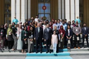 Cumhurbaşkanı Erdoğan, Amerikalı &ouml;ğrencileri kabul etti