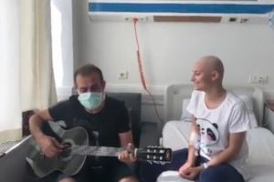 Haluk Levent l&ouml;semili Ebru &Ccedil;elen ile d&uuml;et yaptı