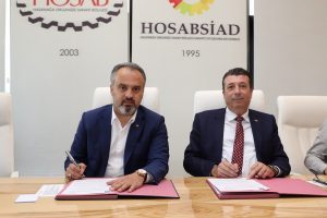 Bursa'da imzalar daha g&uuml;venli HOSAB i&ccedil;in atıldı