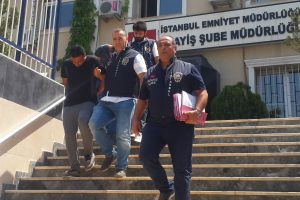 Park halindeki otomobillerden hırsızlık yapan abi-kardeş kamerada