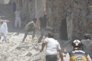 Rejim İdlib kent merkezini de vurdu: 8 sivil &ouml;l&uuml;, 35 sivil yaralı