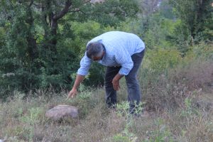 Yol kenarında bulunan lahit korumaya alındı