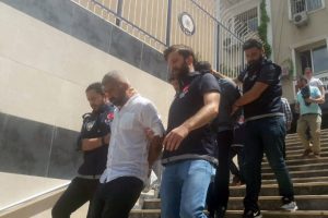 ATM'den para &ccedil;eken Libyalının gasp edildiği anlar kamerada