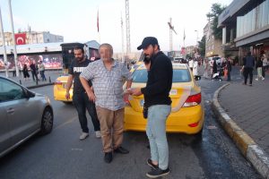 Yayaya &ccedil;arpan ticari taksi bağlandı