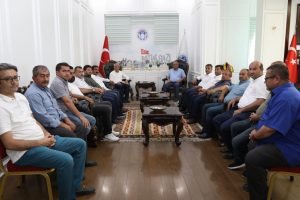 Bursa Malatya Darendeliler Derneği'nden Başkan G&uuml;der'e ziyaret