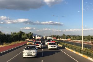 Erzurum'da 15 Temmuz konvoyu