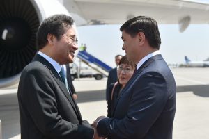 G&uuml;ney Kore Başbakanı Kırgızistan'da