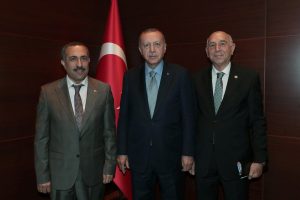 AK Partili vekiller Cumhurbaşkanı Erdoğan ile g&ouml;r&uuml;şt&uuml;