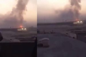 Erbil'de silah deposunda şiddetli patlama