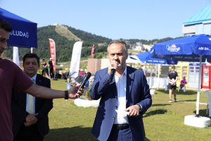 Bursa Büyükşehir Belediye Başkanı Aktaş'tan dev maratona start