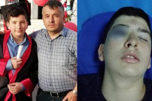 15 yaşındaki gen&ccedil;, bir anda kanlar i&ccedil;erisinde yere yığıldı