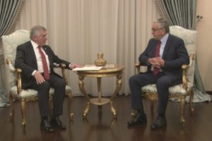 KKTC Cumhurbaşkanı Akıncı, CHP Genel Başkan Yardımcısı &Ccedil;evik&ouml;z'&uuml; kabul etti