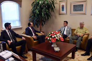 Bursa Osmangazi Belediye Başkanı D&uuml;ndar'a MHP'den ziyaret
