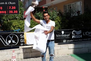 5 metrelik trafik cezası makbuzu! "Kurallara uyalım"