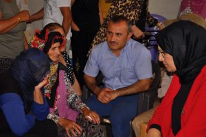 AK Parti heyetinden Ovacık'taki acılı ailelere taziye ziyareti