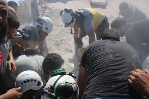 İdlib ve Halep'e hava saldırısı: 9 &ouml;l&uuml;, 17 yaralı