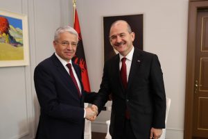 İ&ccedil;işleri Bakanı S&uuml;leyman Soylu Arnavutluk'ta