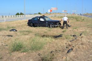 &Ccedil;anakkale'de trafik kazası: 8 yaralı