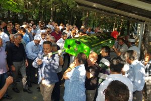 Şehit babası Bilgin Hır&ccedil;ın son yolculuğuna uğurlandı