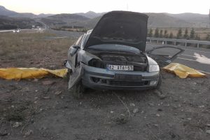 Karı koca kazada hayatını kaybetti, yakınlarını polis teselli etti