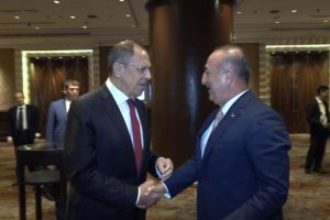 &Ccedil;avuşoğlu, Rusya Dışişleri Bakanı Sergey Lavrov ile g&ouml;r&uuml;şt&uuml;