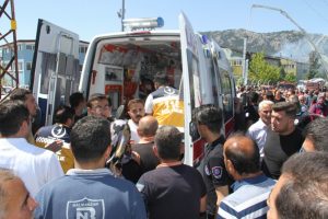 Silah fabrikasındaki yangın s&ouml;nd&uuml;r&uuml;ld&uuml;