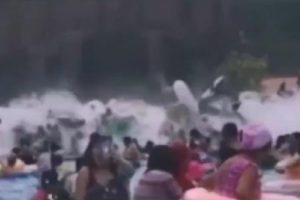 Yapay dalga havuzunda mekanik arıza: 44 yaralı