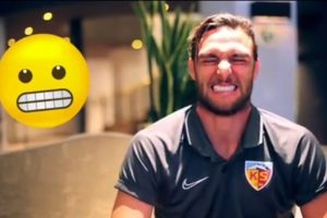 Kayserisporlu futbolcular emojileri ger&ccedil;ek hayata uyarladı
