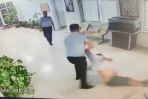 Ercan Havalimanı'nda polis şiddeti tepki &ccedil;ekti