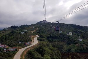 Karadeniz'in en uzun teleferiğine yoğun ilgi