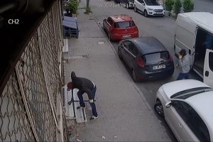5 dakikada 200 bin liralık hırsızlık