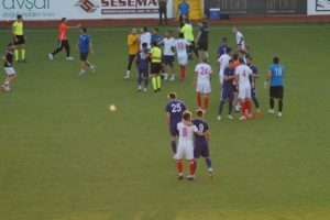 Balıkesirspor-Afjet Afyonspor hazırlık ma&ccedil;ı yarıda kaldı