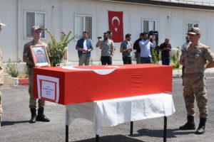 Mardin'de şehit asker i&ccedil;in t&ouml;ren d&uuml;zenlendi