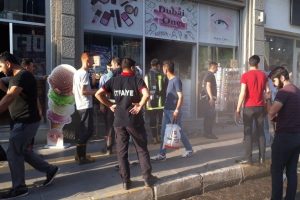 Van'da korkutan yangın