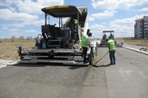 K&uuml;tahya'da ilk kez beton asfalt