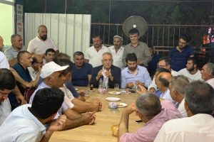 Bursa Milletvekili M&uuml;fit Aydın'dan mahalle ve esnaf ziyaretleri