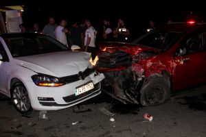 Başakşehir'de ma&ccedil; &ccedil;ıkışı taraftarlar kaza yaptı: 4 yaralı