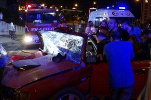 İstanbul'da feci kaza