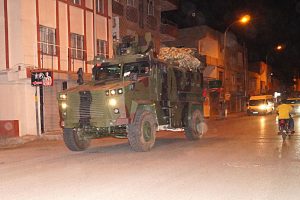 Suriye sınırına askeri sevkiyat