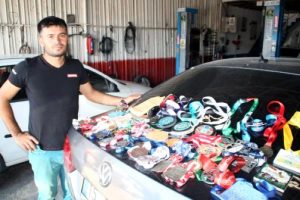 Kaporta ustasının hedefi maraton şampiyonluğu
