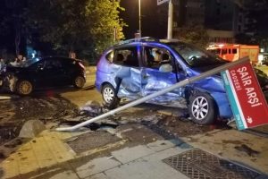 Y&uuml;rekleri ağza getiren kaza: 3 yaralı