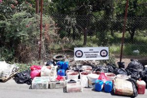 226 kilogram ka&ccedil;ak nargile t&uuml;t&uuml;n&uuml; ele ge&ccedil;irildi