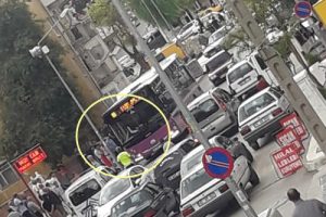 8 yaşındaki Yiğit Emir'in &ouml;ld&uuml;ğ&uuml; kaza anı kamerada