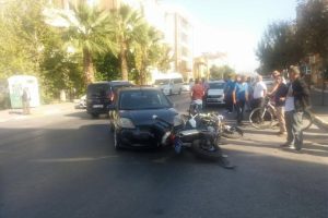Balıkesir'deki kazada polis memuru yaralandı