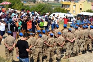 JES'e karşı d&uuml;zenlenen eylemde gerginlik: 26 g&ouml;zaltı