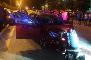 Denizli'de trafik kazası: 3 yaralı